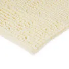 Family - Covor de baie cu fire lungi - Bej - 60 x 40 cm