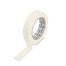 Banda de mascare - cu adeziv pe baza de apa - 50 m x 24 mm - alb