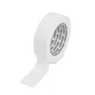 Banda de mascare - cu adeziv pe baza de solvent - 50 m x 30 mm - alba