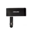 Priza tripla pentru bricheta auto + USB 1A - CARGUARD