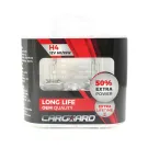 Set de 2 becuri Halogen H4, 55W, +50% Intensitate - LONG LIFE - CARGUARD