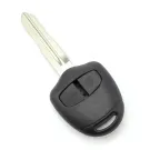 Mitsubishi - Carcasa cheie 2 butoane, lama pe dreapta