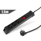 Prelungitor cu protectie la supratensiune<br>230 V • 16 A • 1,5 m